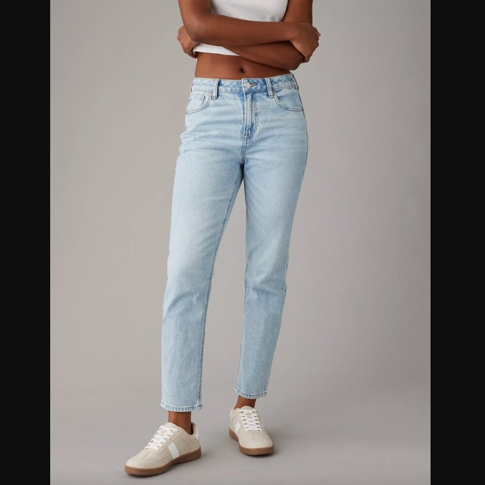 American Eagle Strigid Mom Jean – High Rise Tapered Ankle – Size 20 Short – Rigi